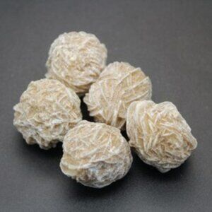 SET of 5 Fairy Desert Rose Selenite Stones .75"- 1.5" Crystal Love Reiki Stone
